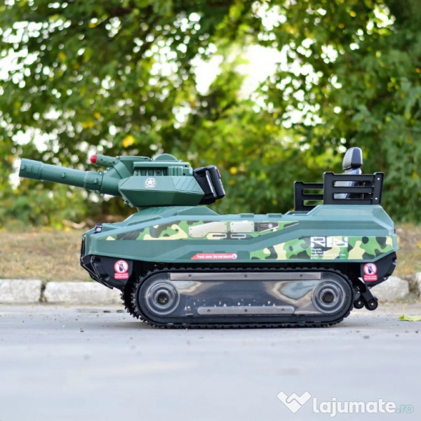 Tanculet electric Kinderauto Commander 2x 55W 12V 12Ah Verde