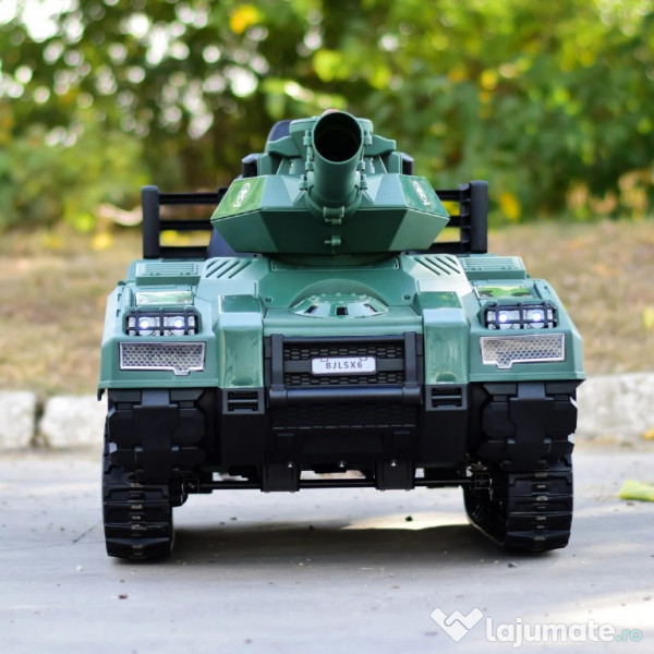 Tanculet electric Kinderauto Commander 2x 55W 12V 12Ah Verde