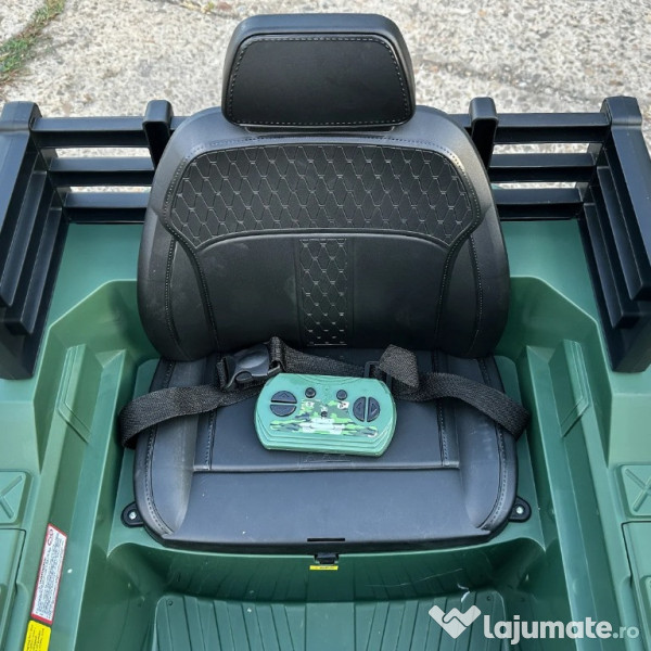 Tanculet electric Kinderauto Commander 2x 55W 12V 12Ah Verde