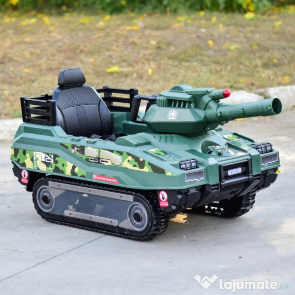 Tanculet electric Kinderauto Commander 2x 55W 12V 12Ah Verde