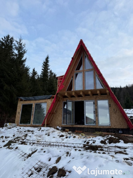 Case lemn Aframe case stil american 