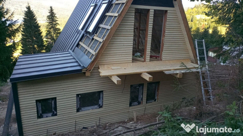 Case lemn Aframe case stil american 