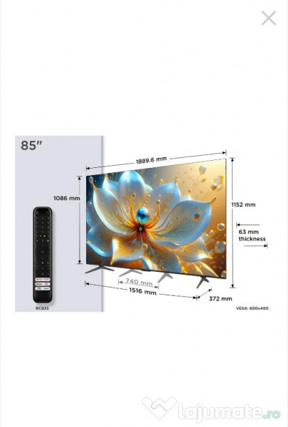 Tv Google Smart TCL 215cm 