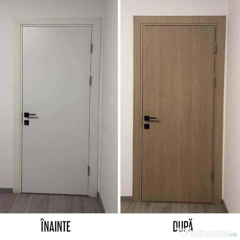 Colantare mobilă bucătărie, uși, dulap - imitații de lemn, marmură etc