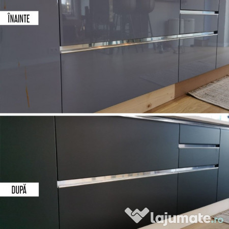 Colantare mobilă bucătărie, uși, dulap - imitații de lemn, marmură etc