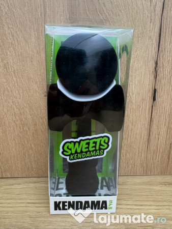 Sweets Fuzzy Black Kendama Broken Shape, noua, editie rara 
