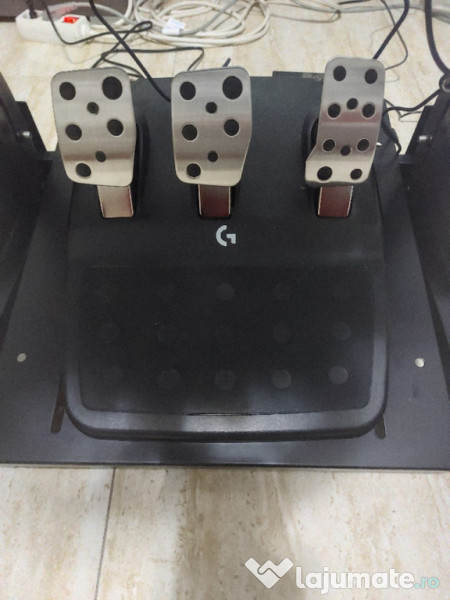 Volan Logitech g923+pedale+schimbator+suport 