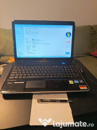 Laptop neutilizat Fujitsu, foarte compatibil 