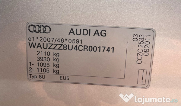 Audi Q3 quattro 2.0 Benzina, Rate fixe, Livrare gratis in toata tara 