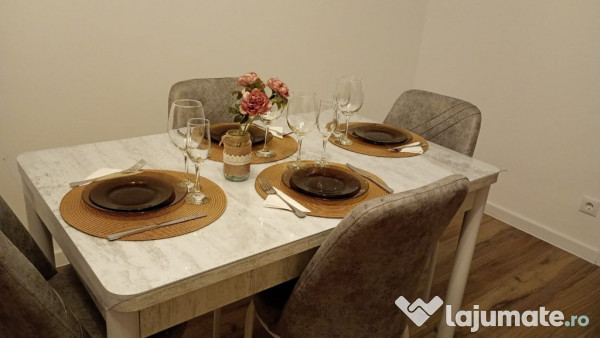 Apartament 3 camere 84 mp utili + 20 mp terase Et 2 zona D-na Stanca.