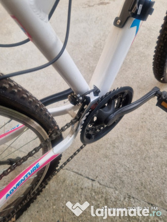 Bicicleta XFACT culoare albastru cu roz 