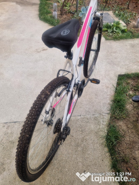 Bicicleta XFACT culoare albastru cu roz 