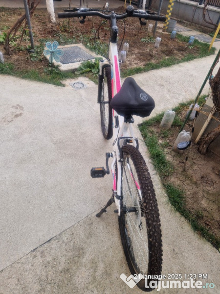 Bicicleta XFACT culoare albastru cu roz 