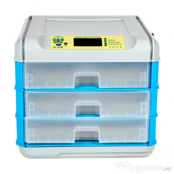 Incubator Clocitoare 192 Oua Gaina, Rata Gasca Curca Porumbel Prepelit 