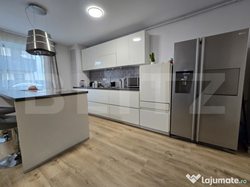 Apartament modern cu 3 camere, gradina si garaj, in Sannicoa 