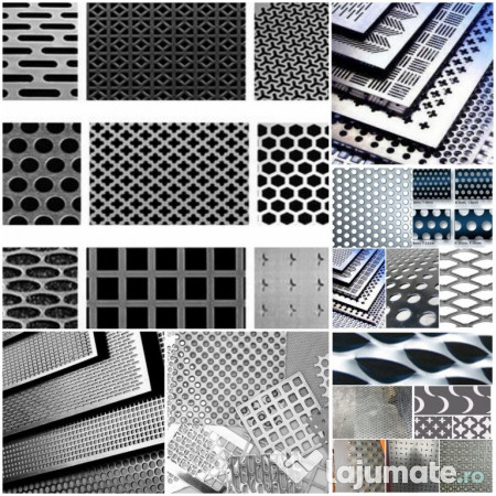 Tabla perforata inox gauri rotunde 1mm tip R10T15 sita otel