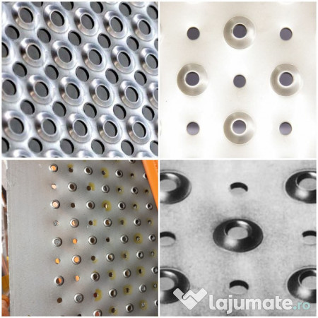 Tabla perforata inox gauri rotunde 1mm tip R10T15 sita otel