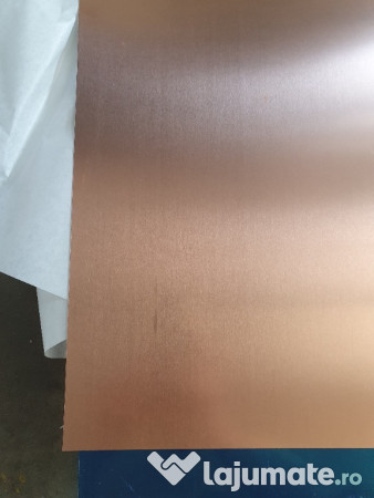 Tabla cupru alimentar 1.5x1000x2000mm CuDHP min 99.9% Inox 