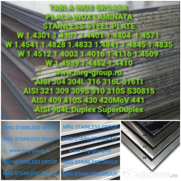 Tabla cupru alimentar 1.5x1000x2000mm CuDHP min 99.9% Inox 