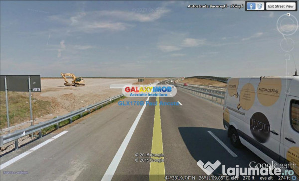 Teren Balotesti Moara Vlasiei 14 Ha acces la Nod Autostrada 