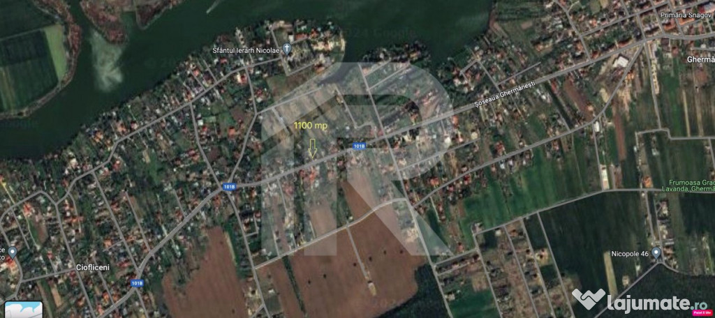 Teren 1100 mp, Deschidere la Șoseaua Ghermanesti Potențial