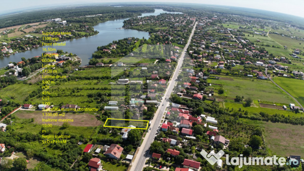 Teren 1100 mp, Deschidere la Șoseaua Ghermanesti Potențial