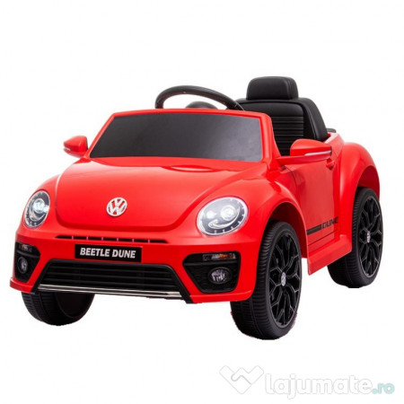 Masinuta electrica VW Beetle Dune 60W 12V, bluetooth, amortizoare RED 