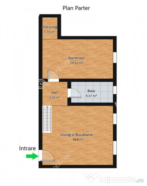 Apartament cu 3 camere 2 bai situat in zona Rahovei din Sibi 