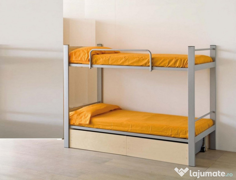 Din stoc paturi metalice etajate diverse modele! 