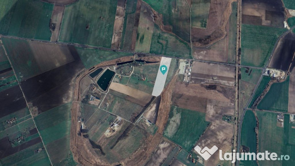 Teren compact de 50.000 mp la drum principal 
