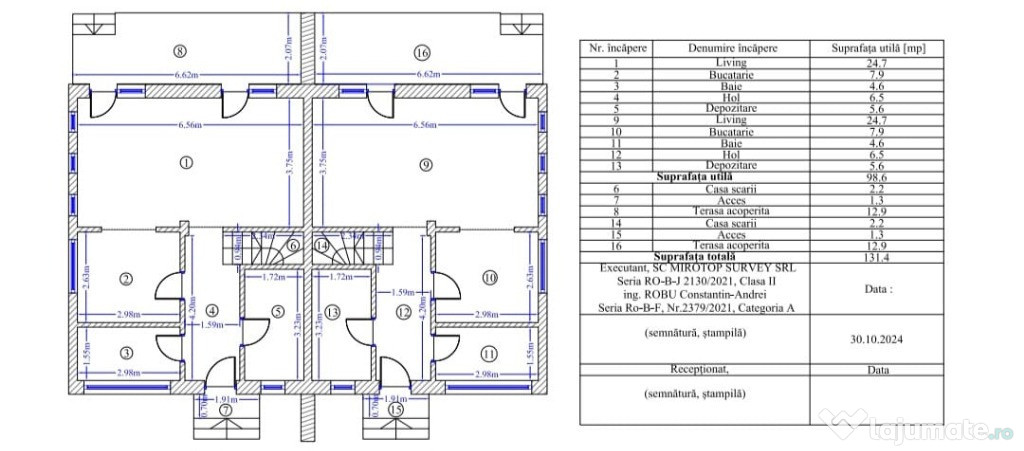 Vila tip duplex 4 CAMERE Com.Berceni COMISION 0 %
