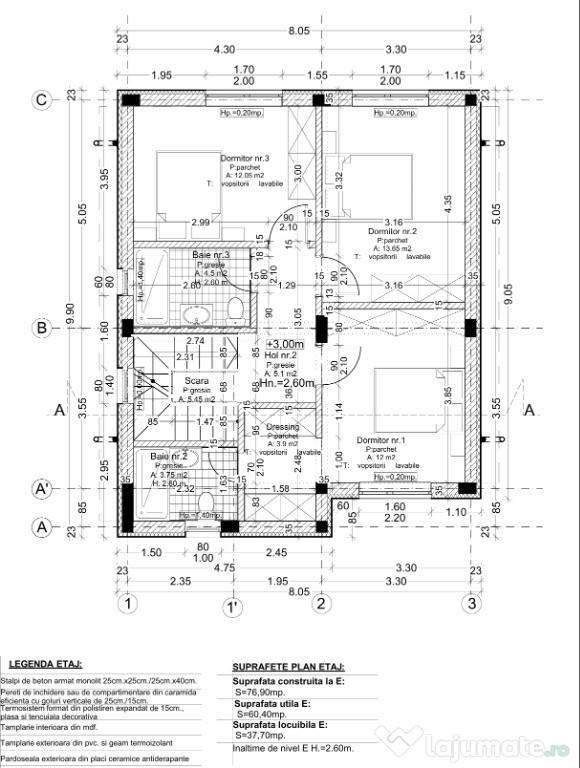 Casa individuala 5 CAMERE/TEREN 428 MP/Com.Berceni/COMISION 0 %