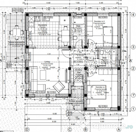 Casa individuala pe parter 3CAMERE/800M de .Berceni/COMISION 0% 
