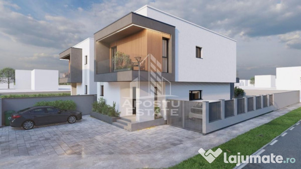 Casa individuala cu 5 camere, P+E, in Sacalaz 