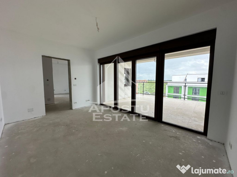 Penthouse cu 3 camere si terasa de 30 mp, finisaje la ale... 