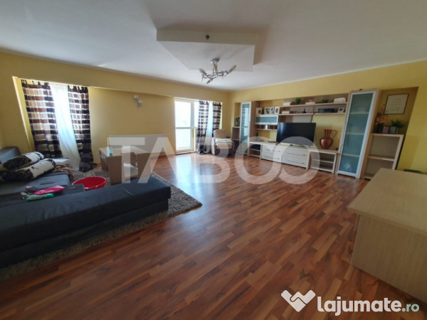 Apartament 4 camere 120 mp utili + balcon etaj 2 mobilat ut 