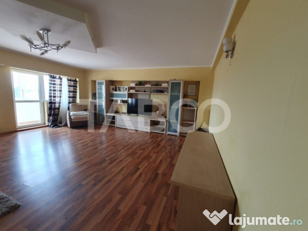 Apartament 4 camere 120 mp utili + balcon etaj 2 mobilat ut 