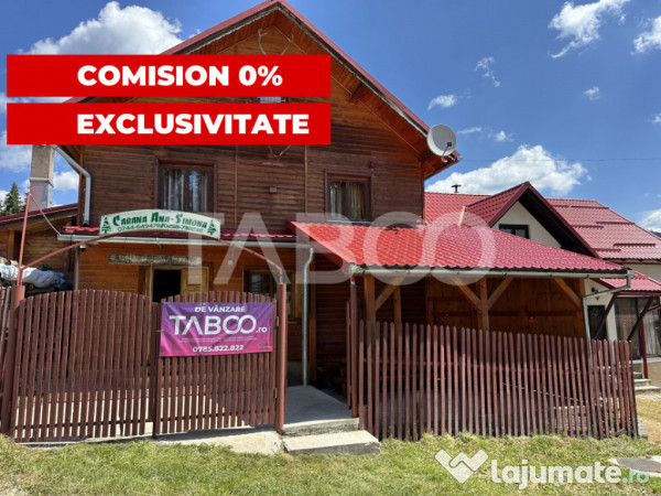 Cabana spatioasa la 5 km de Partia Sureanu complet utilata