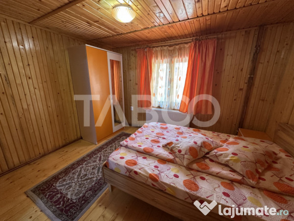 Cabana spatioasa la 5 km de Partia Sureanu complet utilata