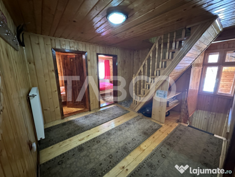 Cabana spatioasa la 5 km de Partia Sureanu complet utilata