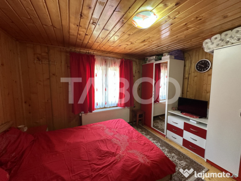 Cabana spatioasa la 5 km de Partia Sureanu complet utilata