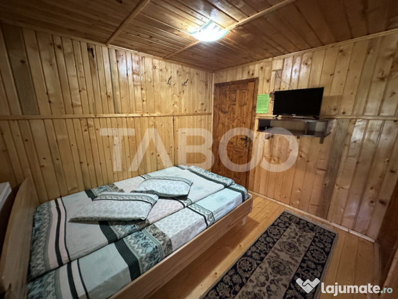 Cabana spatioasa la 5 km de Partia Sureanu complet utilata