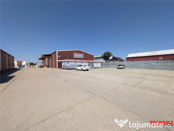 Hala moderna, izolata termic rampa platforma betonata -