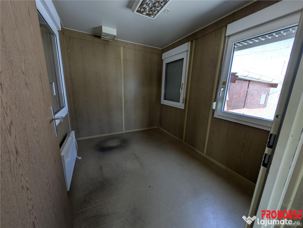 Hala moderna, izolata termic rampa platforma betonata -