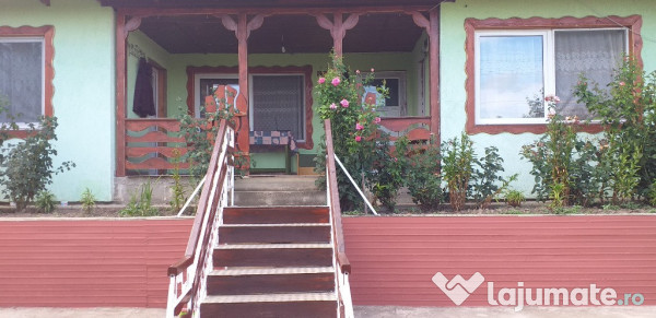 Casă, teren și anexe. În Botoșani, Unțeni, Burlești.