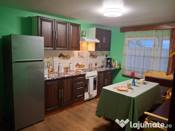 Casă, teren și anexe. În Botoșani, Unțeni, Burlești.