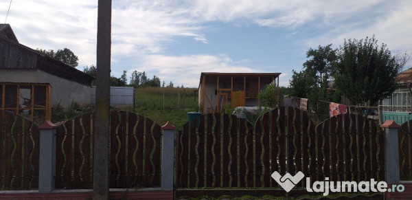 Casă, teren și anexe. În Botoșani, Unțeni, Burlești.