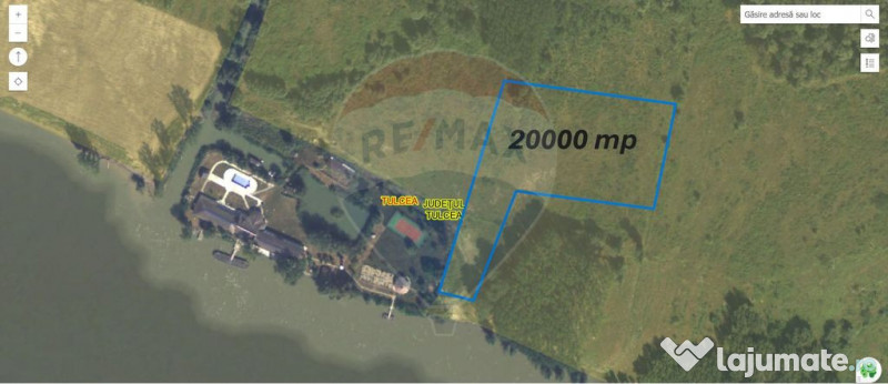 Teren 20,000mp Tulcea / Delta Dunarii