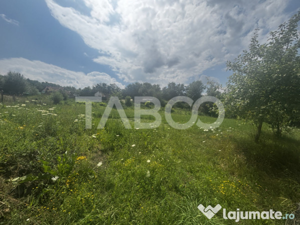 Teren de vanzare intravilan Slimnic Sibiu 860 mp zona deoseb