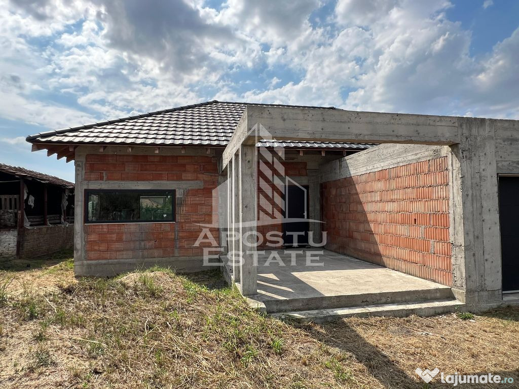 Casa individuala cu 4 camere si teren de 670 mp, Parta, c...